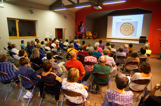 Conférence sur l'origine des fruits et légumes lors de la fête du livre de Roisey 2017