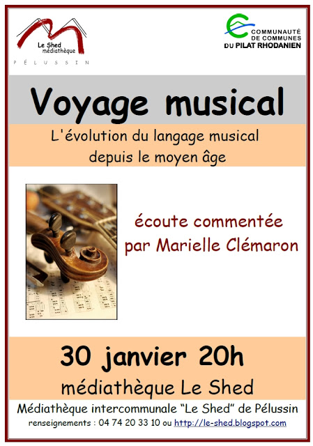 VOYAGE MUSICAL AU SHED